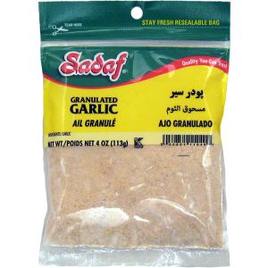 Sadaf 4 oz Granulated Garlic