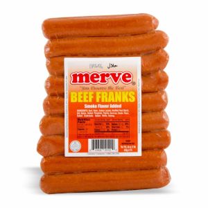 HALAL Beef Franks Smoked Flavor - Merve