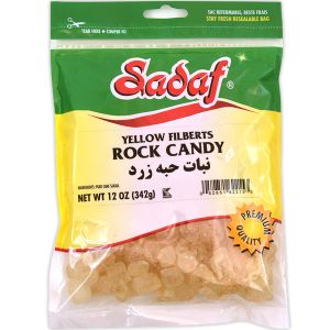 Sadaf 12 oz Yellow Filberts Rock Candy Pieces