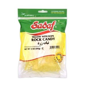Sadaf 12 oz Yellow Rock Candy with Rope