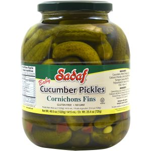 Pickled Baby Cucumber Cornichons - Sadaf