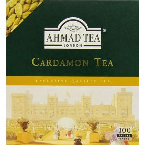 Cardamom Tea - 100 Tagged Tea Bags - Ahmad Tea