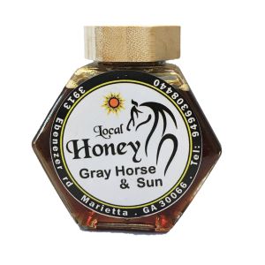 Gray Horse & Sun - Top Shelf Premium All Natural Raw Honey (Honey and Royal Jelly) - "شاه انگبین یا غذای ملکه" - By Iranian Bee Keeper: Amin Vakhshoorpoor