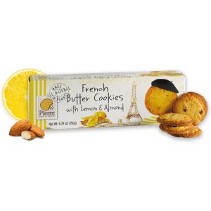 French Butter Cookies with Lemon & Almond - Pierre Biscuiterie of France