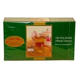 Quality Tea Co - Whole Leaf Green Tea in Mesh/Organza Tea Bags - "Best"