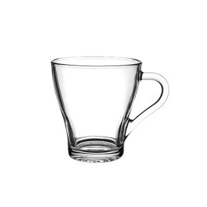 7.6 oz Beautiful Flared 6pcs Glass Tea Cups