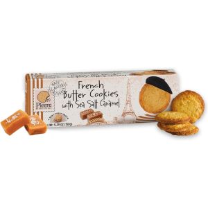 French Butter Cookies with Sea Salt & Cramel - Pierre Biscuiterie of France