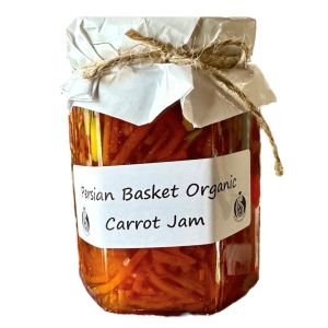 Persian Basket 10 oz Organic Carrot & Slivered Pistachio Jam