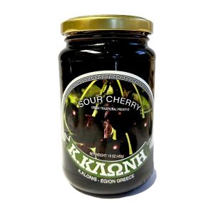 K.Klonis 16 oz. Greek Sour Cherry Preserves