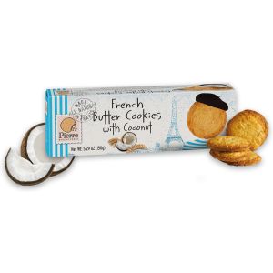 French Butter Cookies with Coconut - Pierre Biscuiterie of France