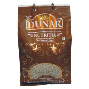 Dunar Elongated Brown Basmati Rice- Gold Bag