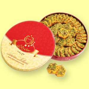 Saffron Pistachio Brittle - Sowhan (Sohan) Amin - Medallion - from Ghom, Iran