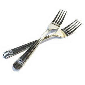 Dessert Fork - Stainless Steel - Silver /Traditional - 6 pieces