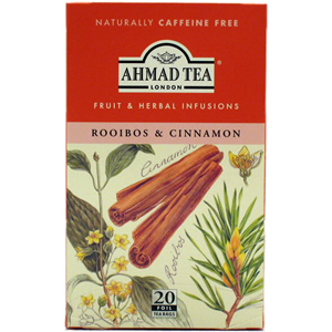  Rooibos & Cinnamon Herbal Tea - 20 Bags - Ahmad