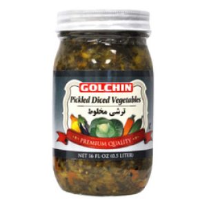 Pickled Diced Vegetables (Torshi) - Golchin