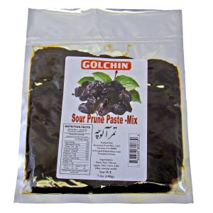 Sour Prune Fruit Snack - Paste - "Aloocheh" - 7 oz - Golchin