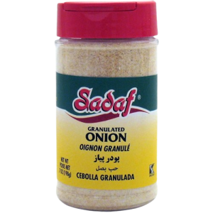 Sadaf 7 oz Granulated Onion Jar