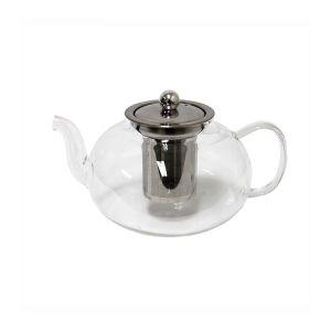 Heat Resistant Glass Teapot - Stainless Steel Tea Infuser (750ml)