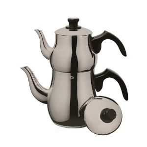 Stainless Steel 2.5L Kettle and 1L Tea Pot Set