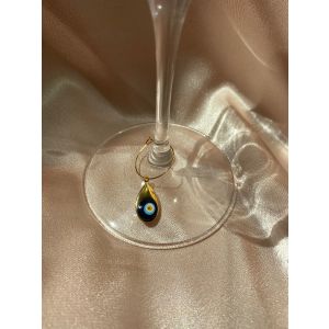 Evil Eye 6pcs Wine Glass Charm Set