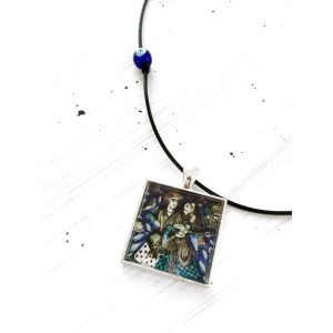 "Historic Persian Love Symbol, Leili Majnoon" - Necklace