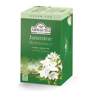 Jasmine Romance Finest Green Tea with real Jasmine - 20 Bags - Ahmad