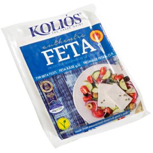 Kolios Greek 1 lb Authentic Feta Sheep and Goat Cheese