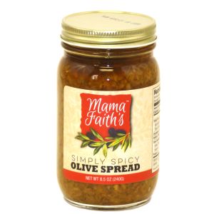 Super Healthy All Natural Spicy Olive Spread - "Mama Faith's"