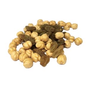 Super Healthy Trailmix - Skinny Green Raisins & Roasted/Unsalted Chickpeas - "Nokhodchi Keshmesh"