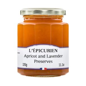 L'epicurien 11.3 oz. Apricot and Lavender Fruit Jam