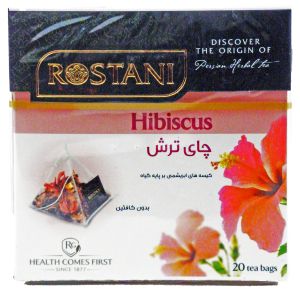 Hibiscus Pyramid Tea Bags - Rostani of Tehran