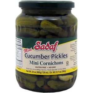 Cucumber Pickles Mini Cornichons - Sadaf