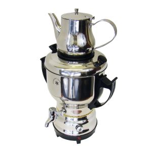 Electric Samavar 3l with 1l Stainless Steel Tea Pot ( Sold As A Set ) 