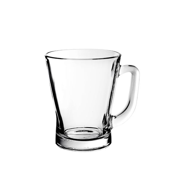 RIAVI ENTERPRISE Tea and Coffee Glasss Transparent, 130 ml, Set of