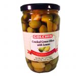 Cracked Green Olives - Lemon - Golchin - persian basket