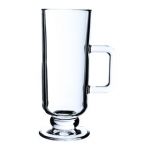 Modern Look Tall Glass Coffee/Latte/Tea Cup -  6pc