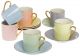 Coffee/Tea Cup and Saucer Set - Dreamy Pastel Multicolor