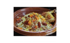 Rice with Apricots (Qeysi polow)